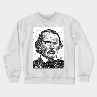 KIT CARSON ink portrait Crewneck Sweatshirt